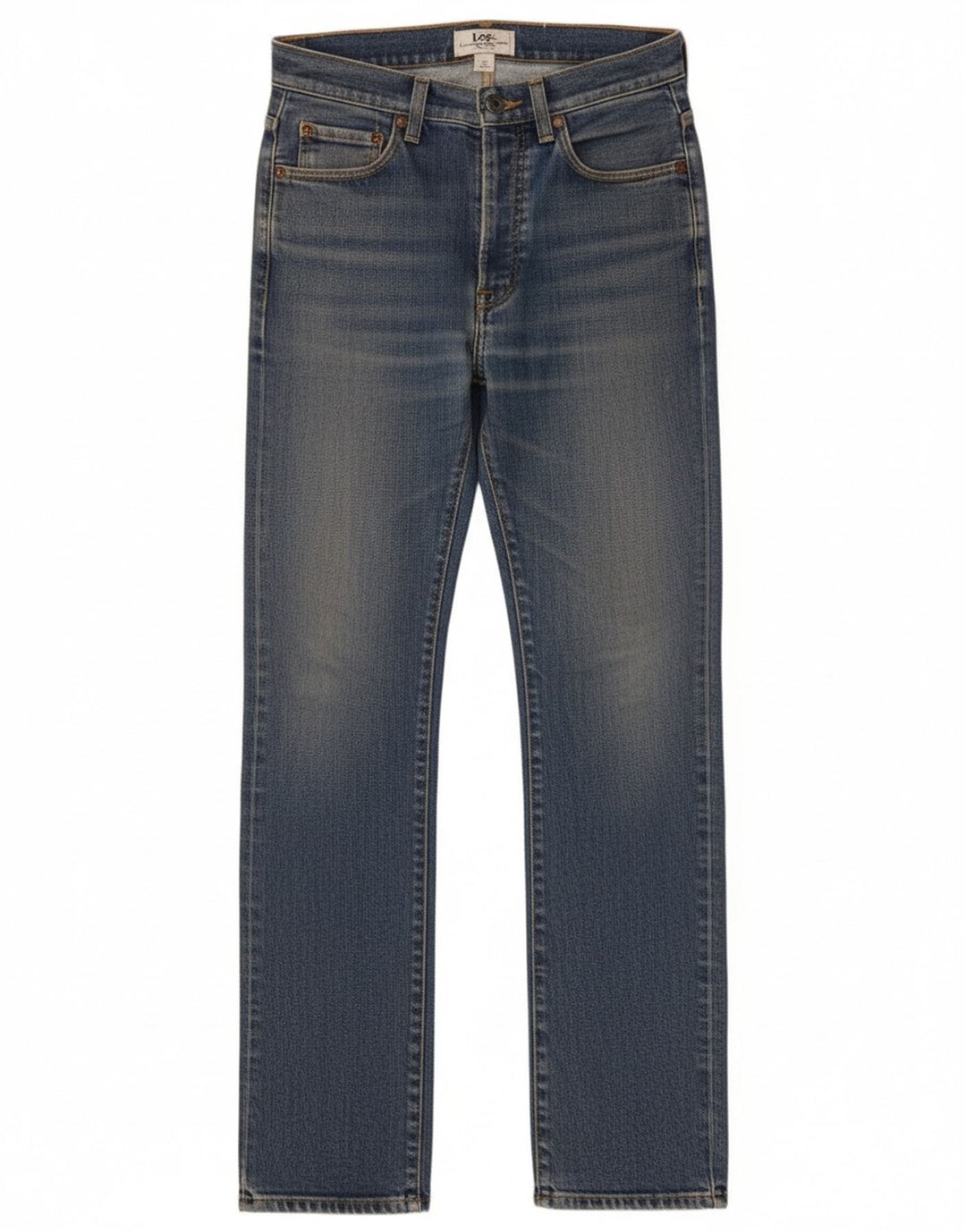 Lee Damen Slim Jeans W28 L33 Blau