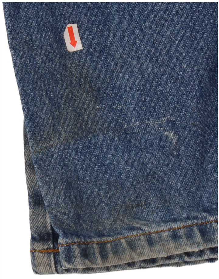 WRANGLER Herren Texas Straight Jeans W33 L30 Blaue Baumwolle