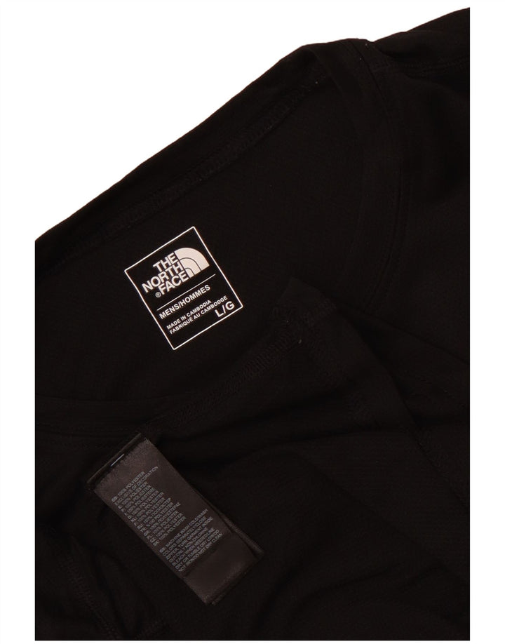The North Face Herren T-Shirt Top Large Schwarz Polyester