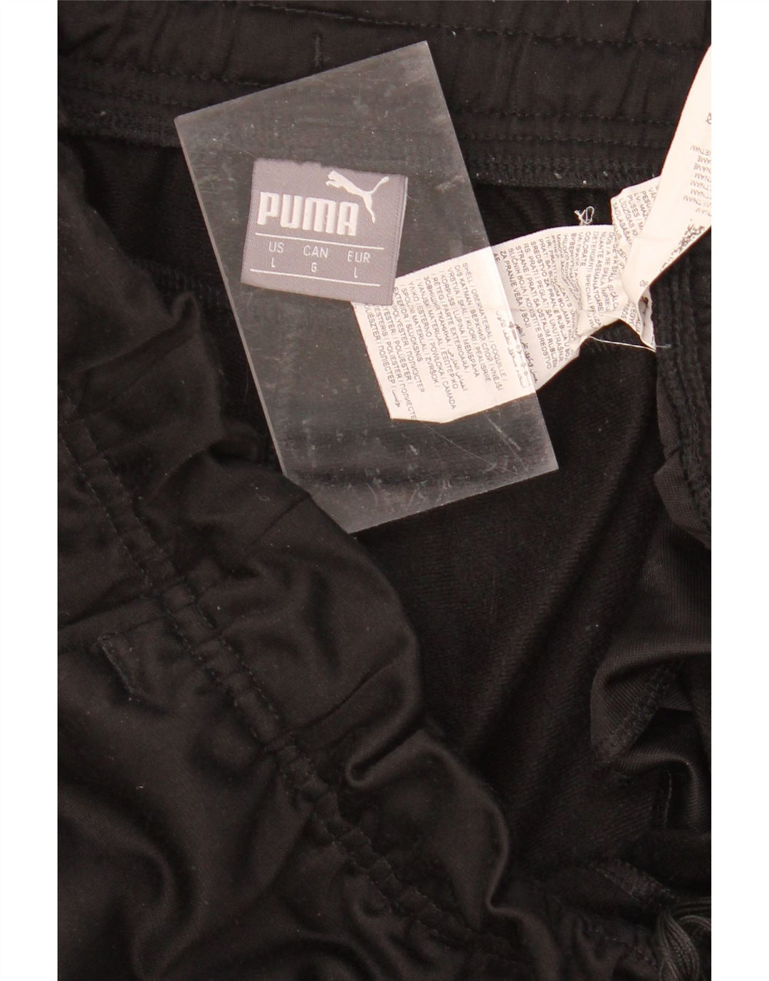 PUMA Mens Tracksuit Trousers Joggers Large Black Polyester Vintage Puma and Second-Hand Puma from Messina Hembry 