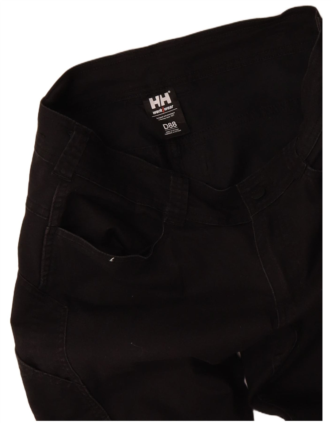 Helly Hansen Herren gerade Cargohose W32 L28 schwarze Baumwolle
