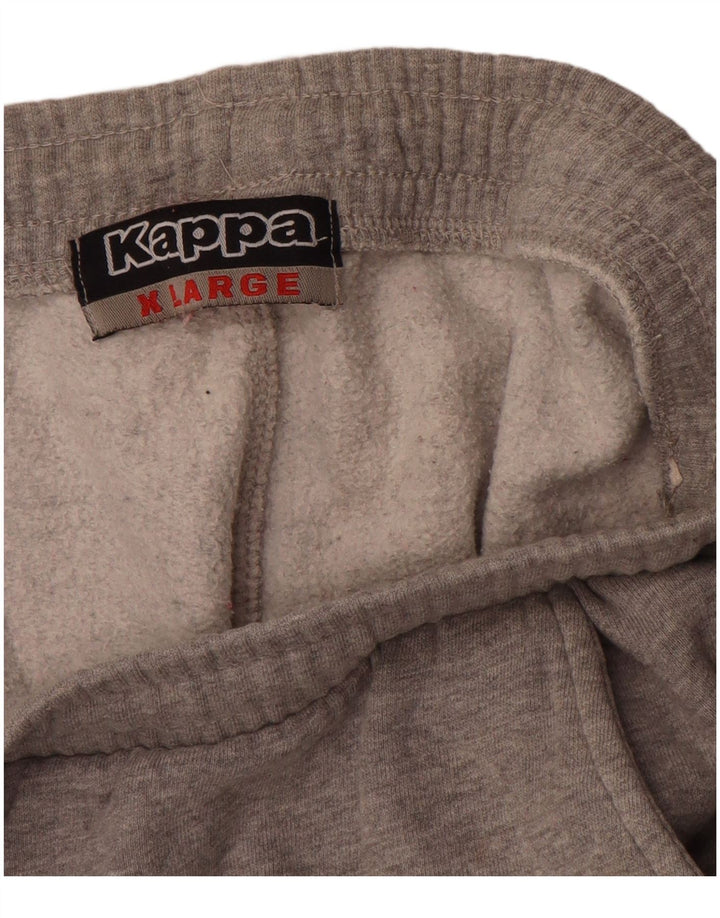 Kappa Herren Trainingshose Jogger XL Grau meliert