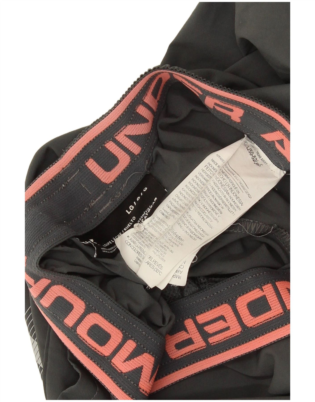 Under Armour Herren Heat Gear Graphic Sportshorts, großes graues Polyester