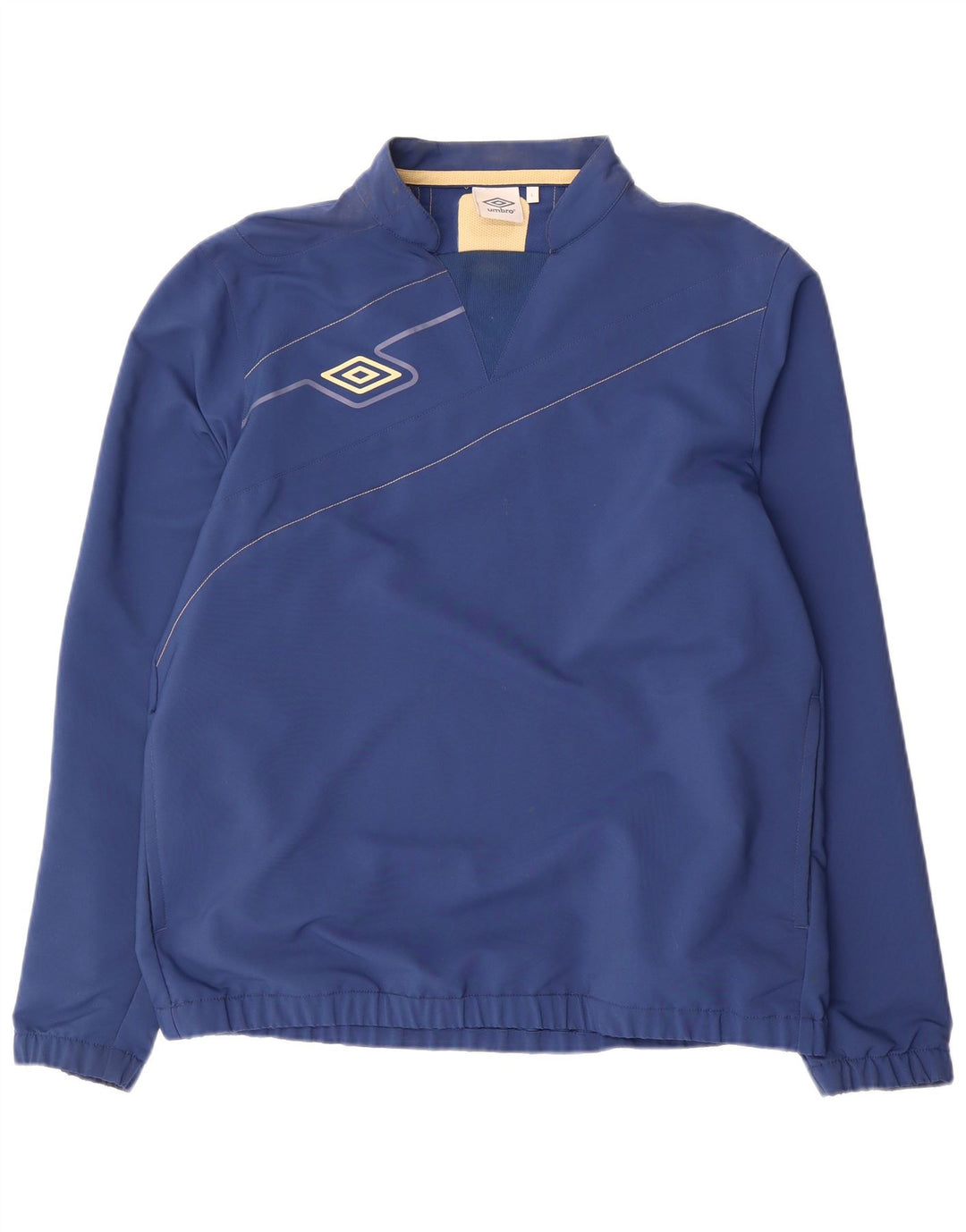 Umbro Herren-Trainingsanzug mit Grafik-Pullover, Jacke, groß, blau gestreift