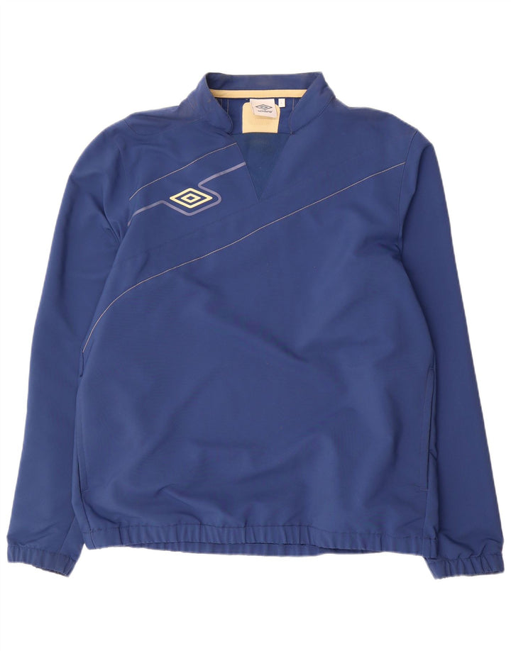 Umbro Herren-Trainingsanzug mit Grafik-Pullover, Jacke, groß, blau gestreift