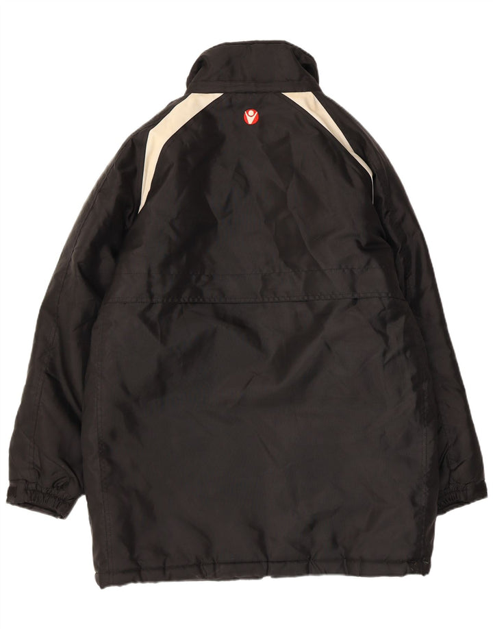 Macron Herren-Windbreaker-Mantel mit Grafik, UK 36, Größe S, Schwarz, Farbblock