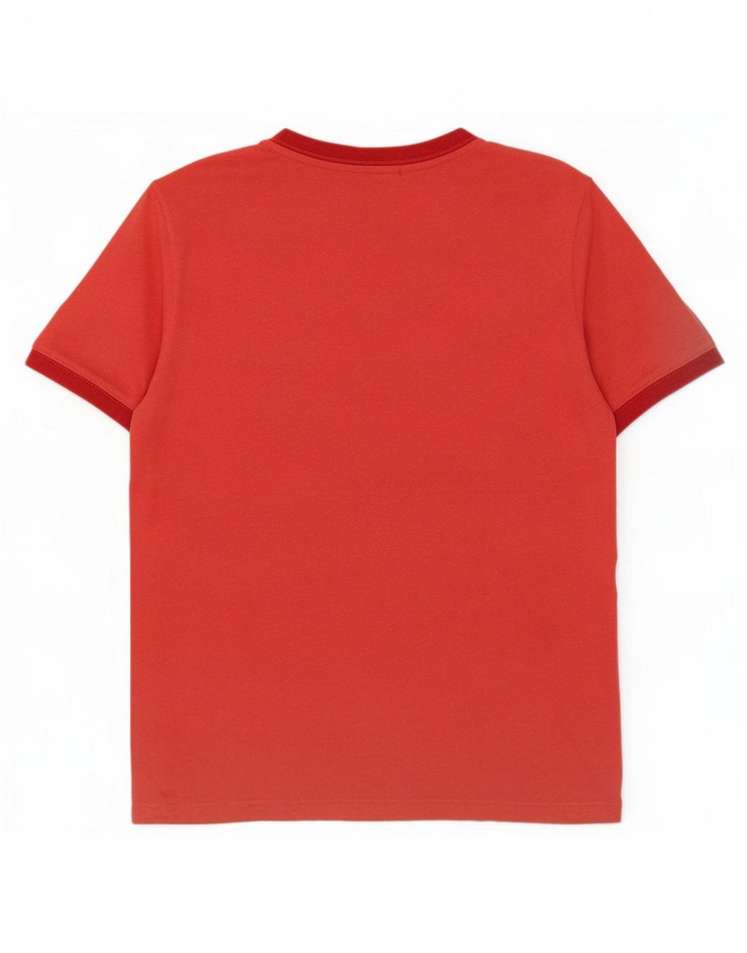 Superdry Damen T-Shirt Top UK 10 Small Rot Baumwolle
