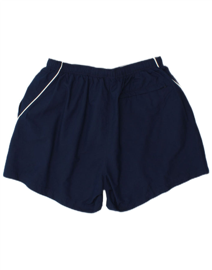 Nike Herren Sportshorts XL Marineblau gestreift aus Polyester
