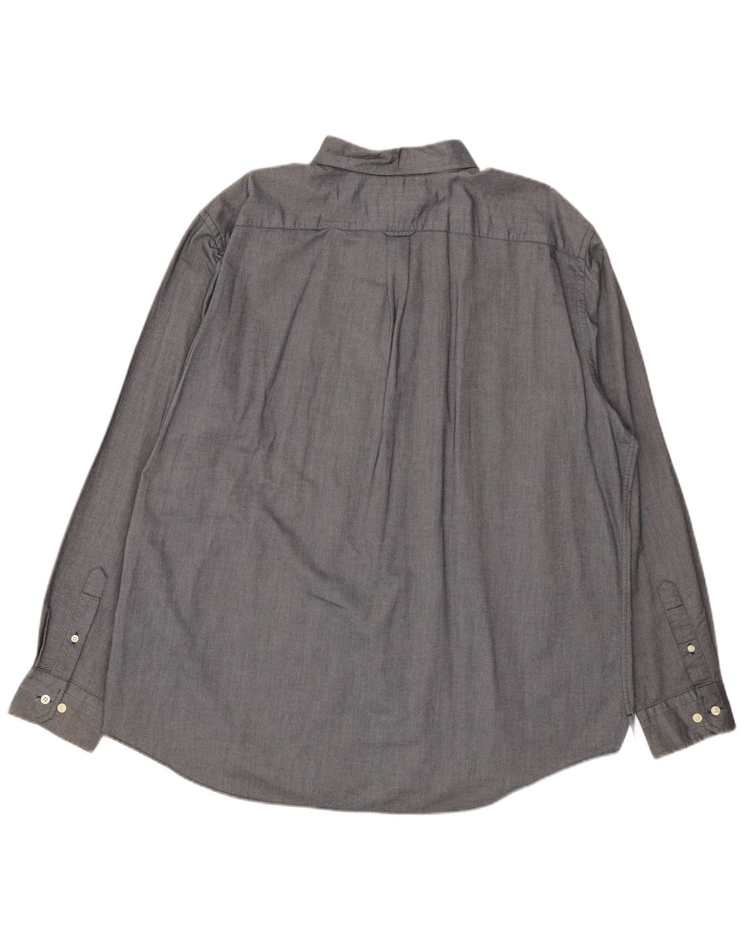 Nautica Herrenhemd XL Grau Baumwolle