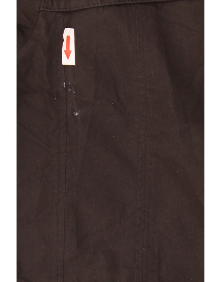 Marks & Spencer Herren Blue Harbor Kapuzen-Regenjacke UK 42 XL Schwarz