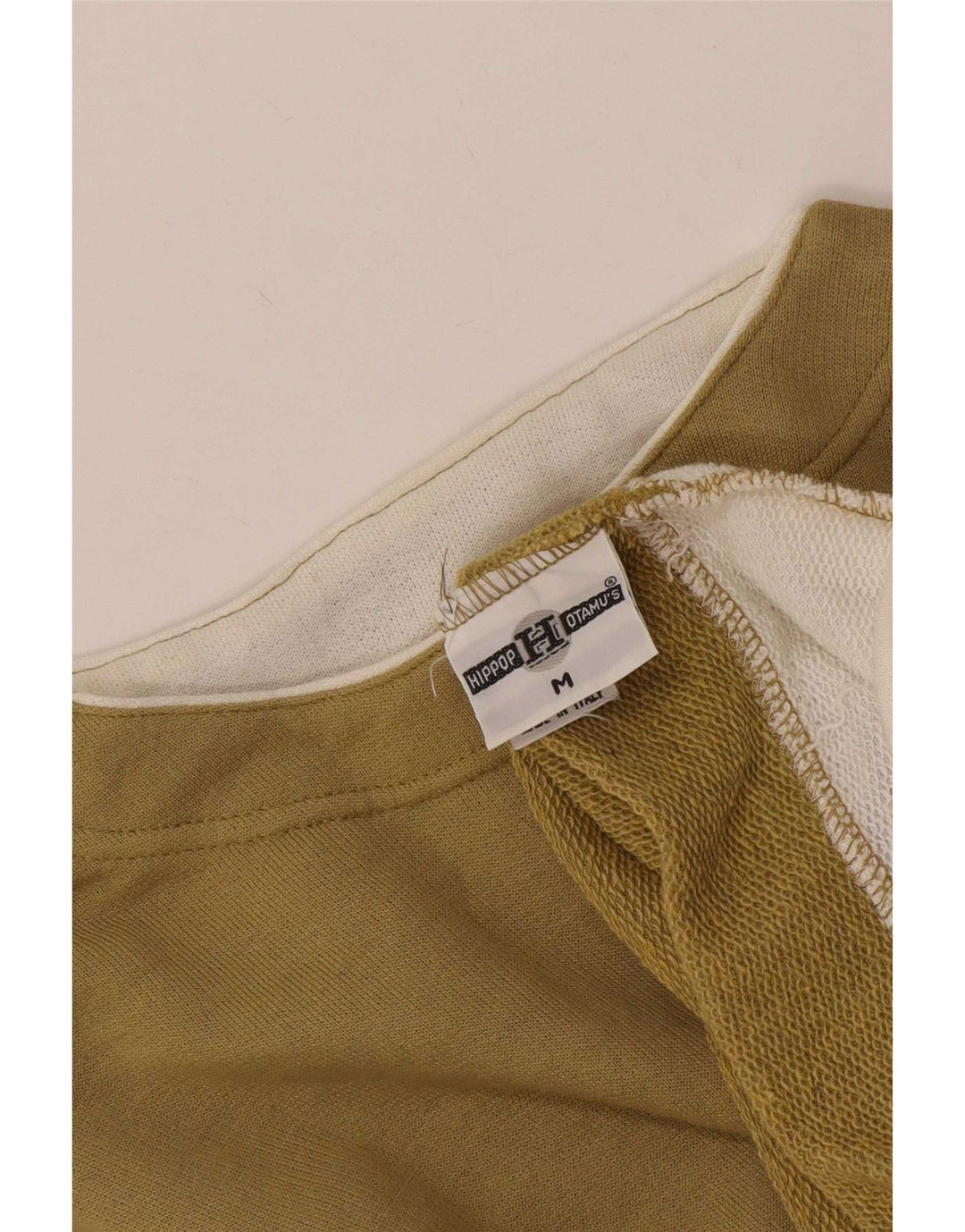 Vintage Damen-Strickjacke in Übergröße, Gr. 14, mittlerer Khaki-Farbblock