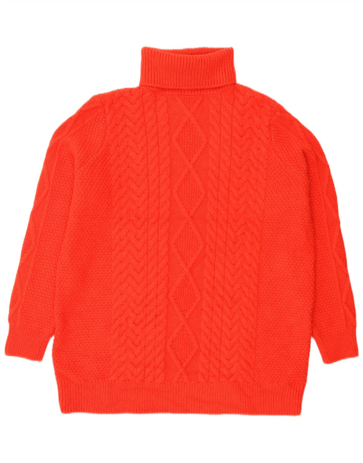 Marks & Spencer Damen-Pullover mit Rollkragen, übergroß, Gr. 16, Rot