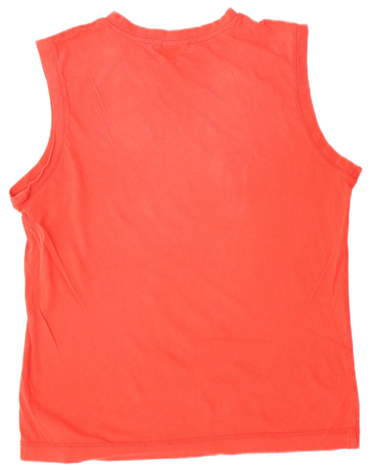 PUMA Herren Graphic Vest Top Große rote Baumwolle