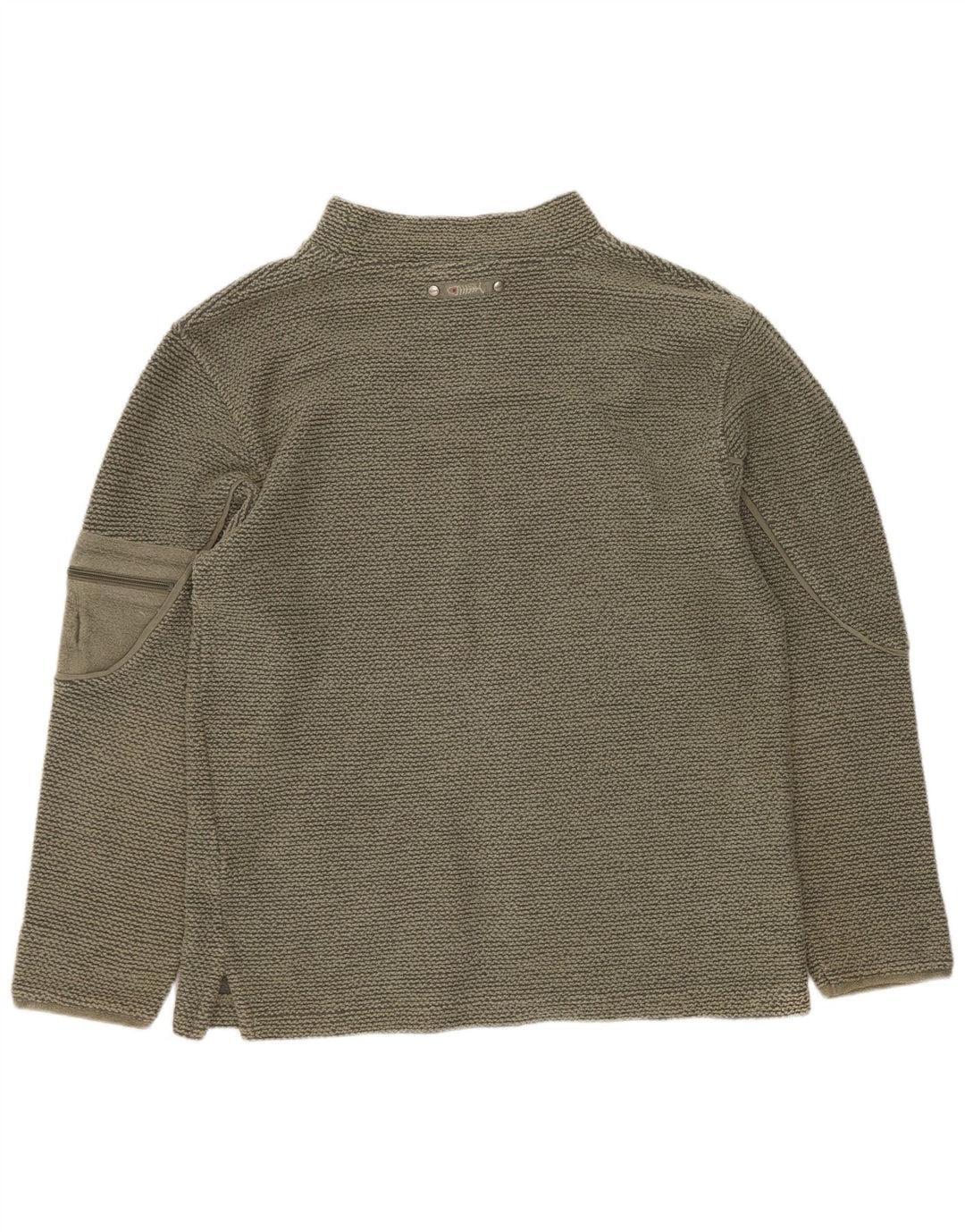 Weird Fish Herren-Sweatshirt, Pullover, Größe S, Khaki, Baumwolle