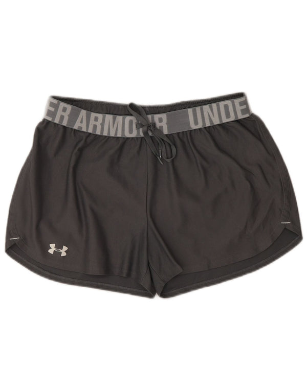 Under Armour Damen Heat Gear Graphic Badeshorts UK 14 Mittelgrau