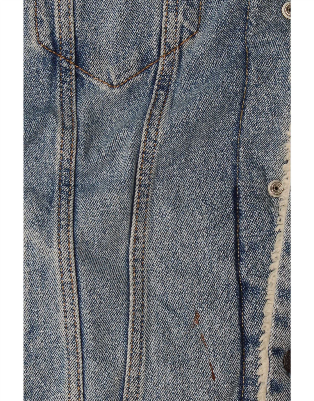 Levi's Herren Sherpa Jeansjacke UK 40 Large Blau