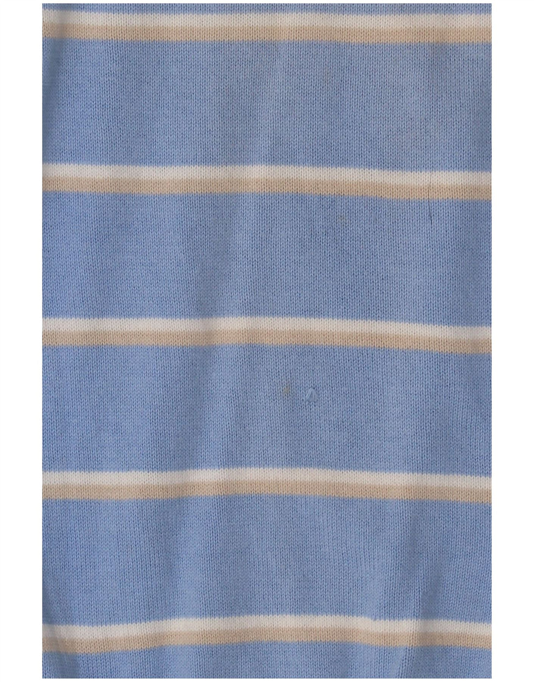 Kappa Herren-Pullover mit V-Ausschnitt, mittelblau, gestreift, Baumwolle