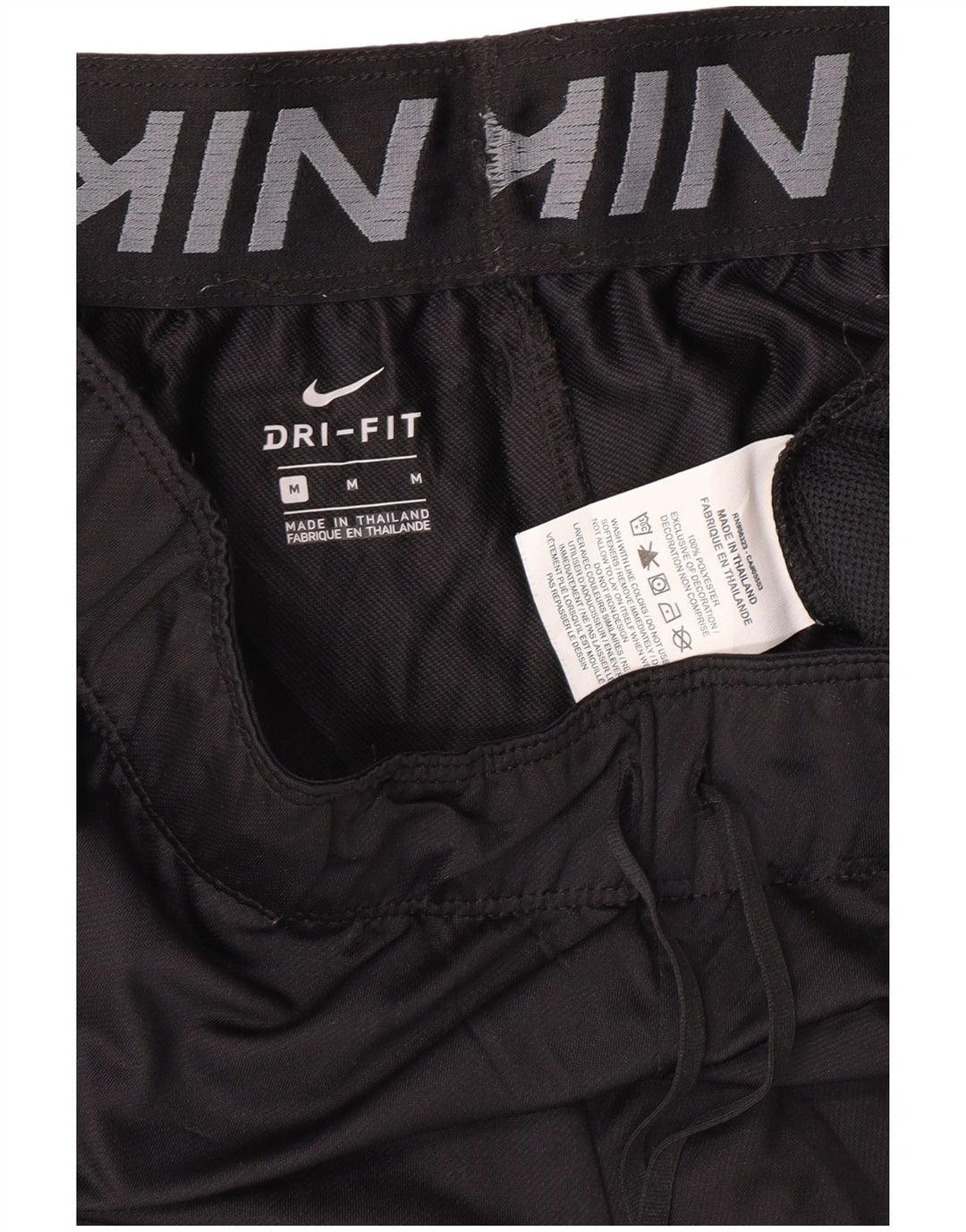 NIKE Damen Dri Fit Sport Shorts UK 14 Medium Schwarz Polyester