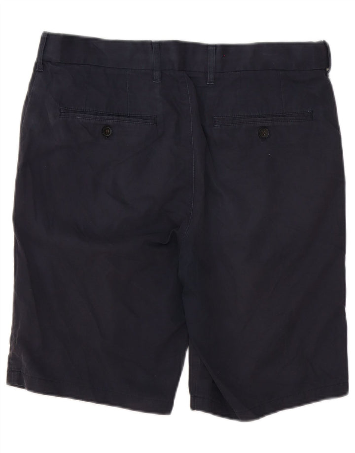 Marks & Spencer Herren-Chinoshorts W32, mittelmarineblaue Baumwolle