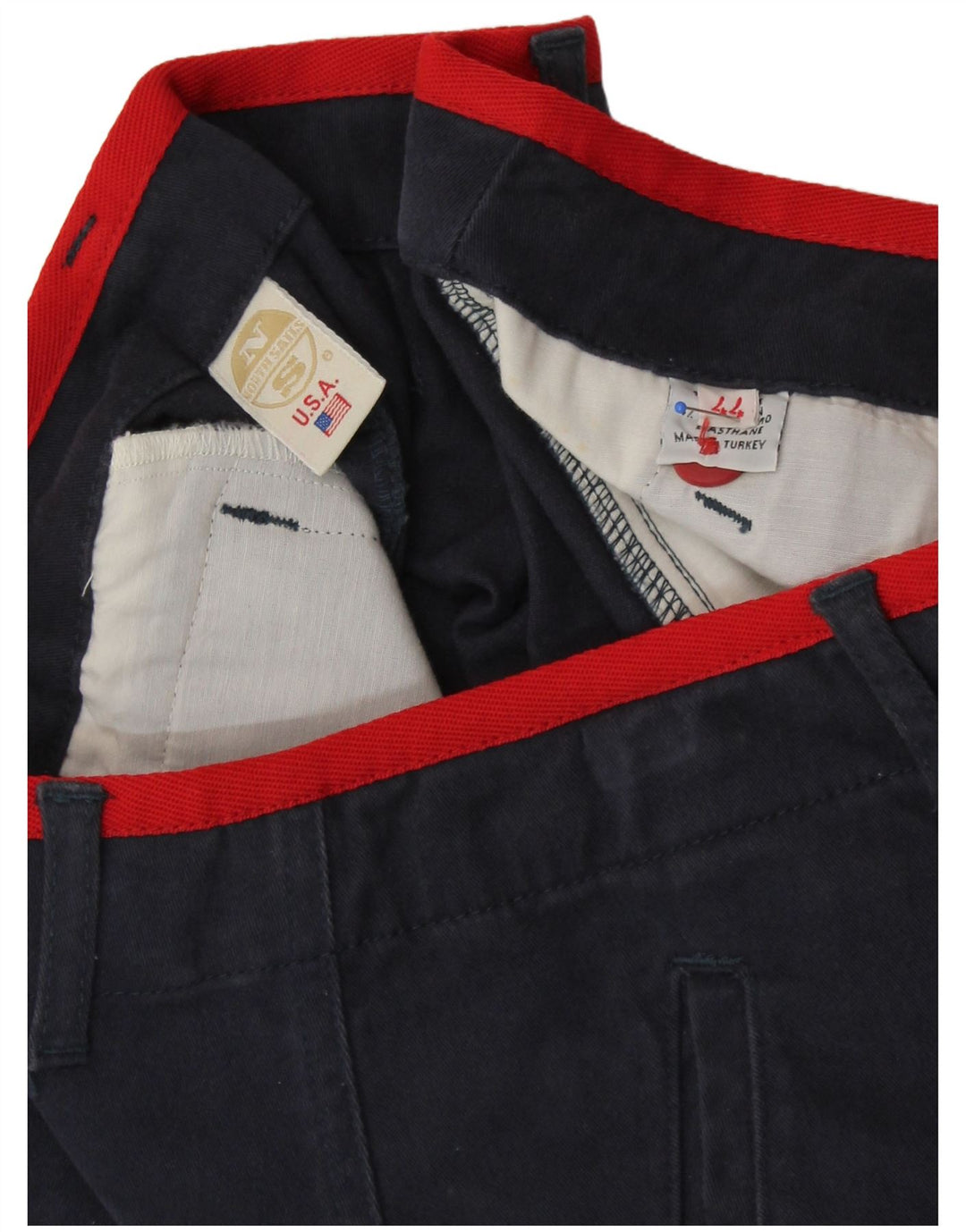 NORTH SAILS Damen-Rock in A-Linie mit hoher Taille, EU 44, XL, W30, marineblaue Baumwolle