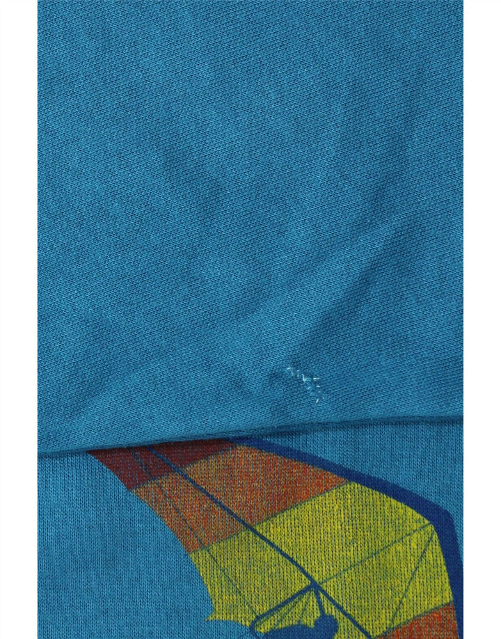 Parmalat Herren-Sweatshirt mit Grafik, groß, aus blauer Baumwolle