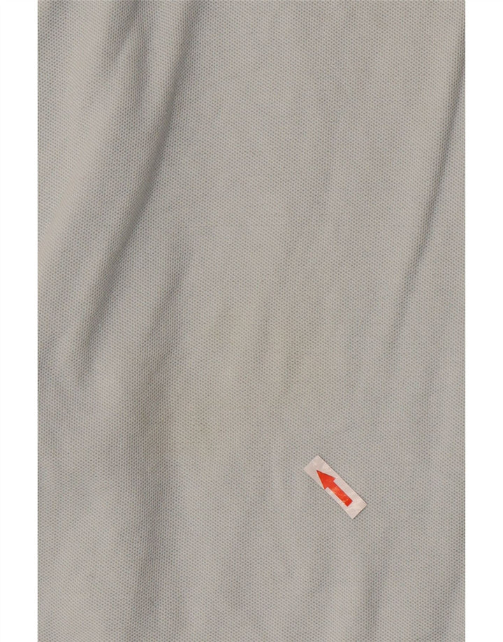 Fila Herren-Poloshirt, große graue Baumwolle