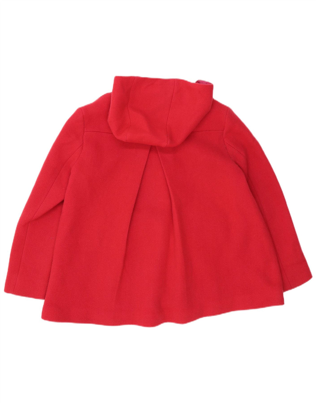Desigual Damen Kurzer Kapuzenmantel EU 40 Mittelrosa Wolle