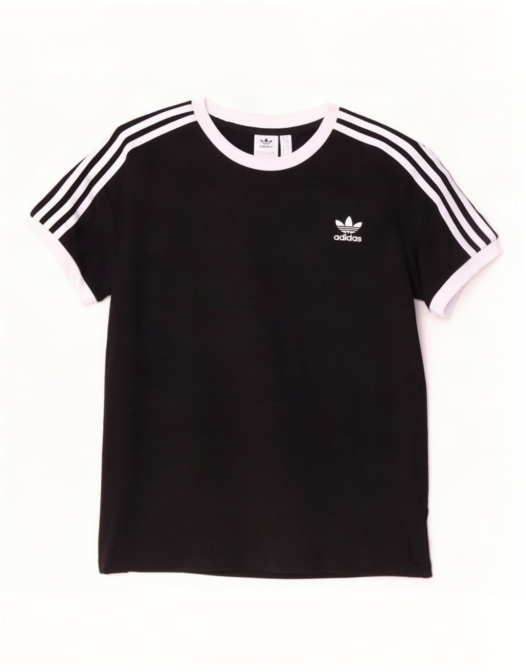 Adidas Damen T-Shirt Top UK 20 2XL Schwarz