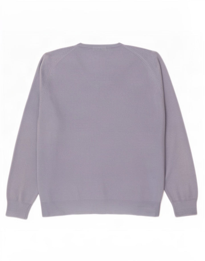 Marks & Spencer Herren-Pullover Harbor mit V-Ausschnitt, mittelgroß, Acryl, Blau