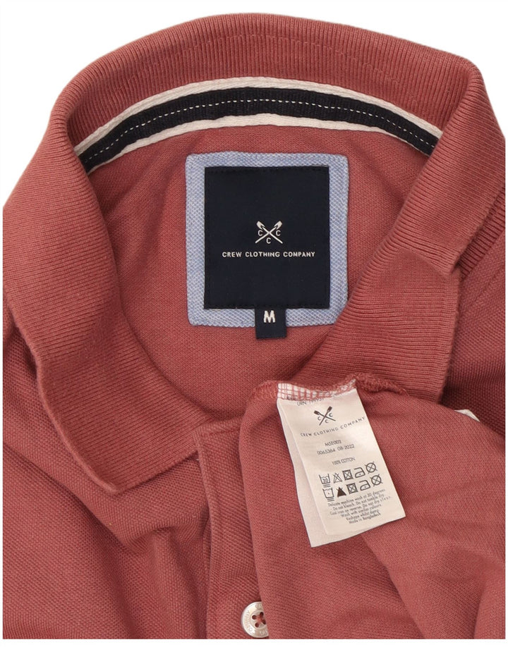 Crew Clothing Herren-Poloshirt, mittlere kastanienbraune Baumwolle