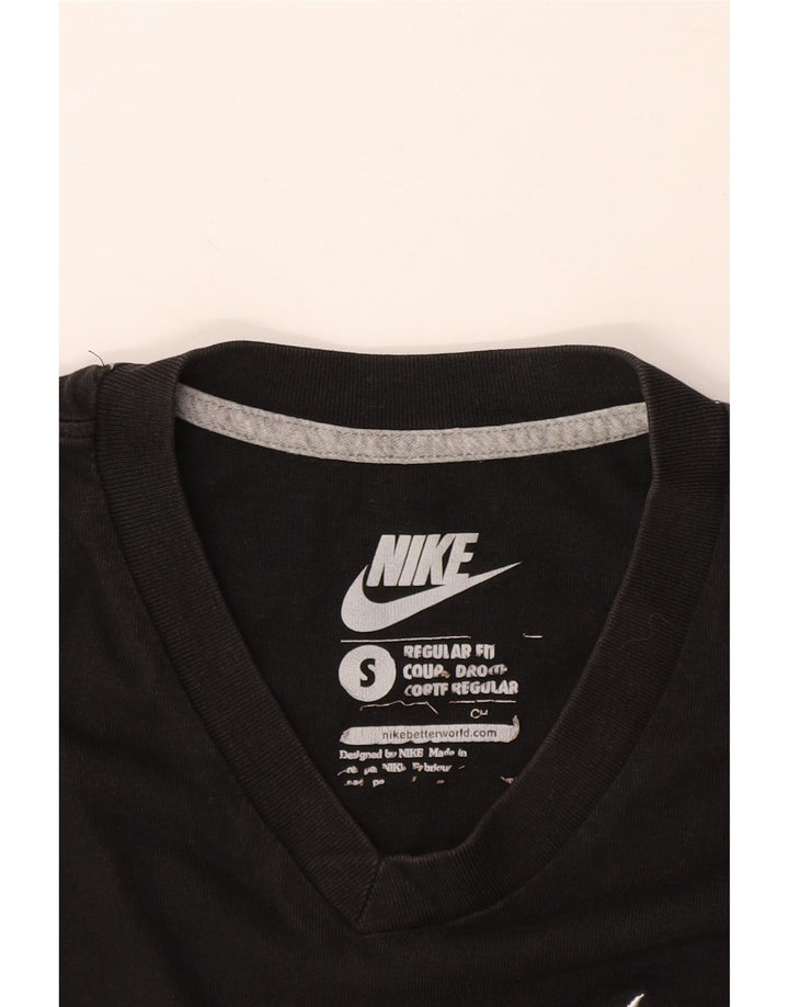 NIKE Herren T-Shirt mit normaler Passform, Größe S, Schwarz