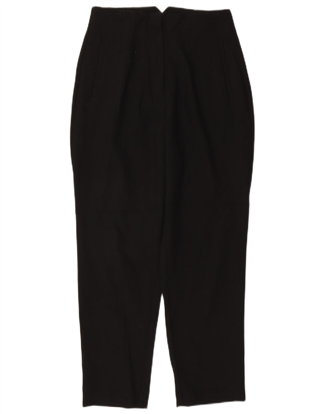 Zara Damen Tapered Freizeithose Medium W28 L26 Schwarz Polyester