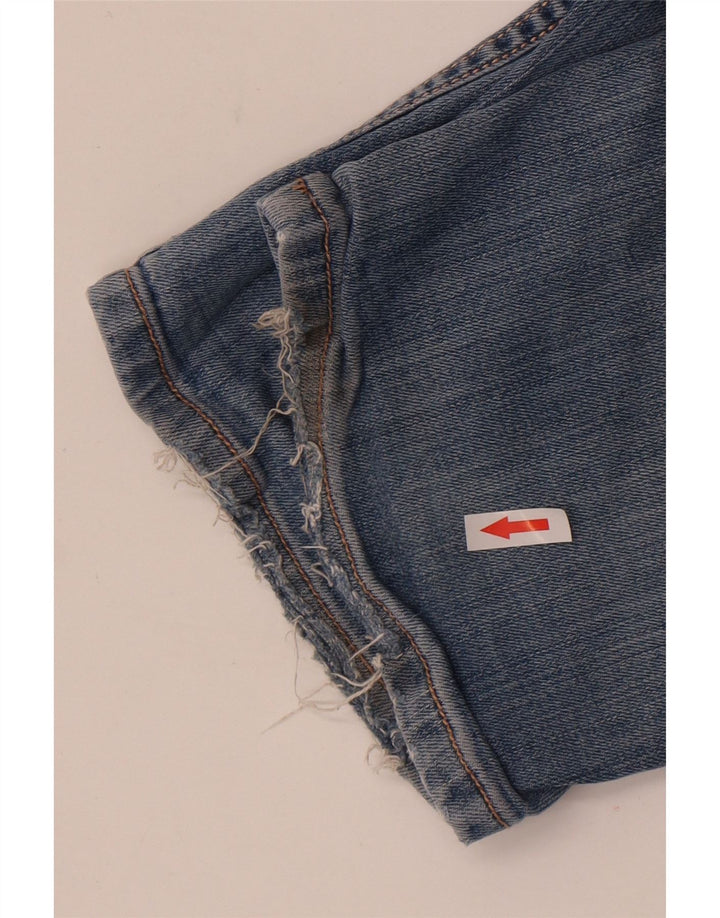 Wrangler Herren Texas Stretch Straight Jeans W36 L30 Blaue Baumwolle