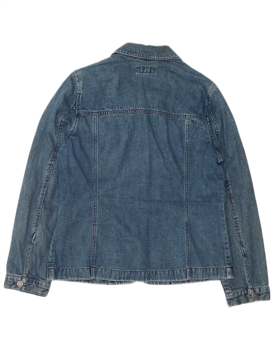 Boden Damen Jeansjacke UK 14 Große blaue Baumwolle
