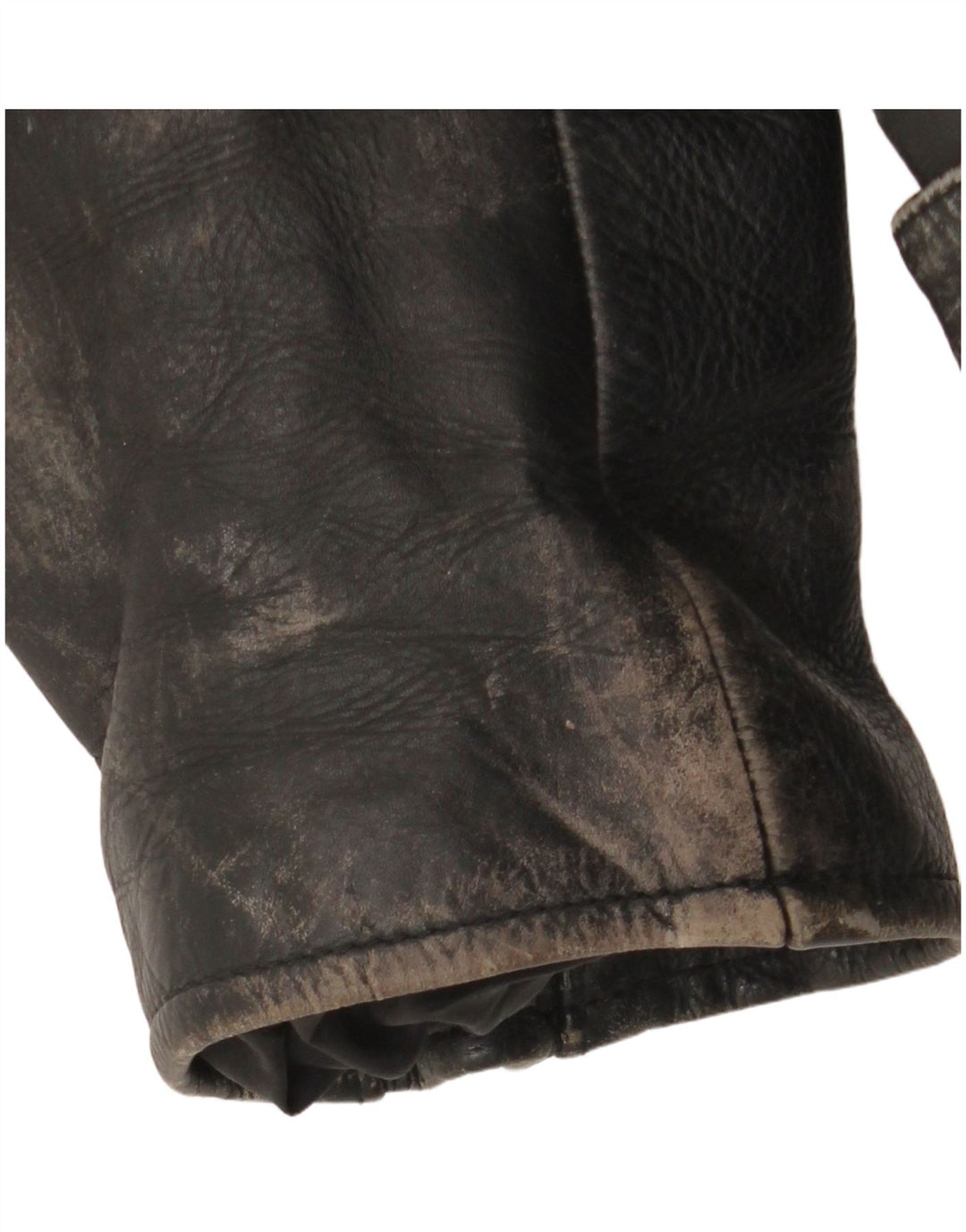 Vintage Herren Leder Bikerjacke UK 36 Small Black Biker