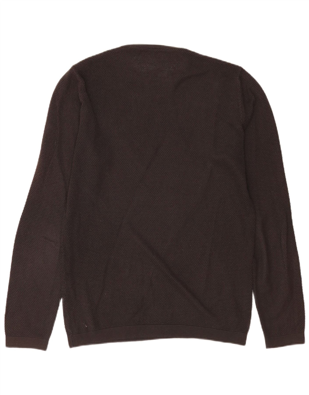 Zara Herren-Pullover mit Rundhalsausschnitt, Mittelschwarz, Acryl
