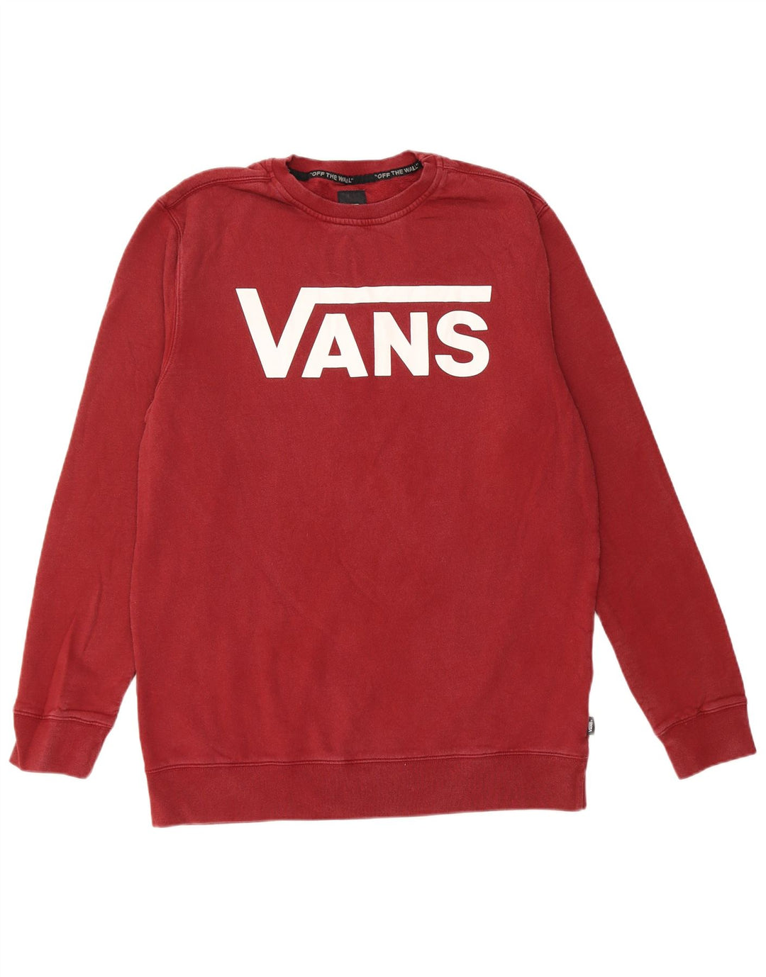 VANS Herren Grafik-Sweatshirt-Pullover, große rote Baumwolle