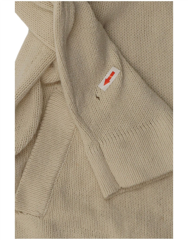 Joules Damen-Pullover mit Schalkragen, Gr. 8, gebrochenes Weiß