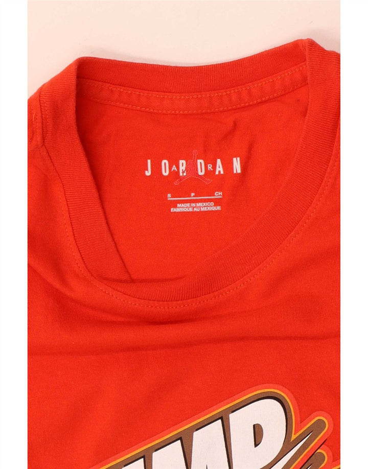Jordan Herren-T-Shirt mit Grafik, Größe S, Rot