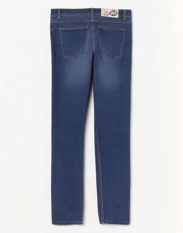 Cheap Monday Slim-Jeans für Damen, W31, L30, blaue Baumwolle