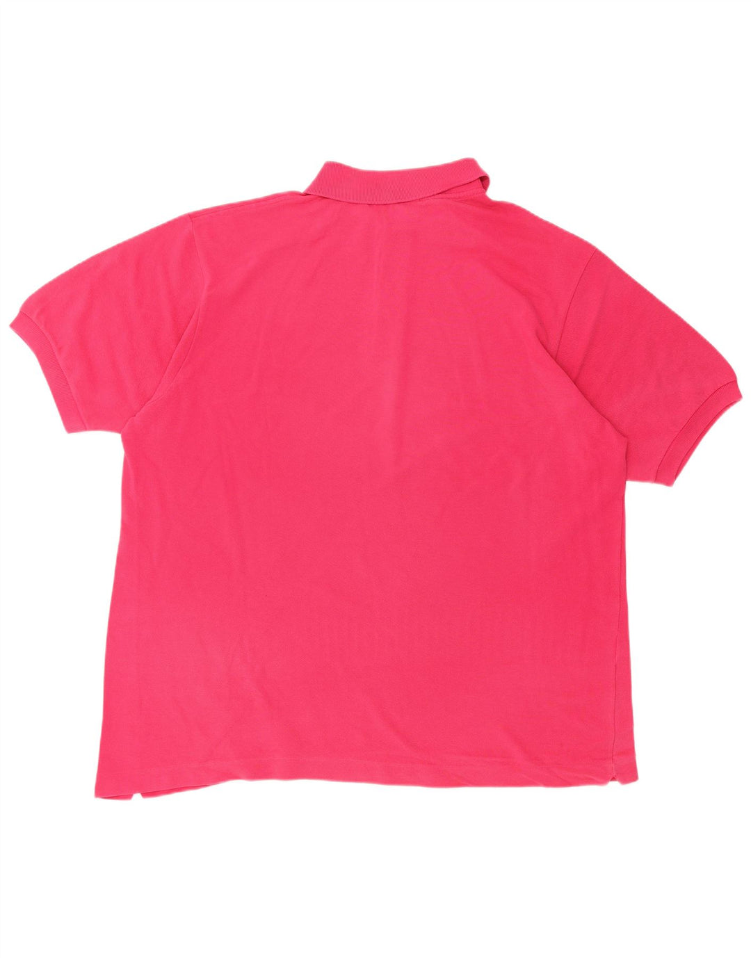 LACOSTE Herren Poloshirt Größe 7 2XL Rosa Baumwolle