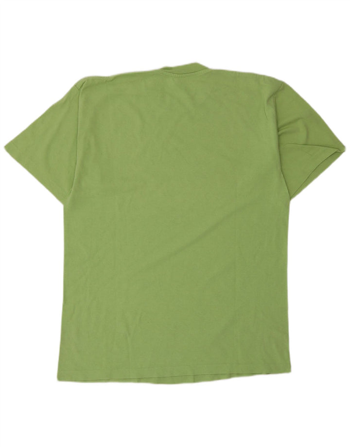 Champion Herren-T-Shirt mit Grafik, Größe L, Grün, Baumwolle