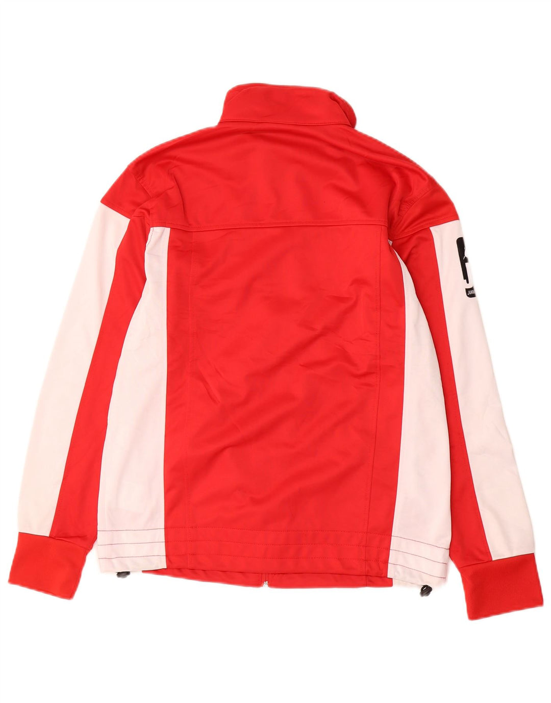DIADORA Mens Graphic Full Tracksuit Small Red Colourblock Polyester