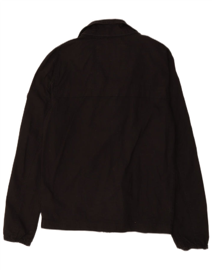 Tommy Hilfiger Herren Bomberjacke UK 36 Small Schwarz Baumwolle