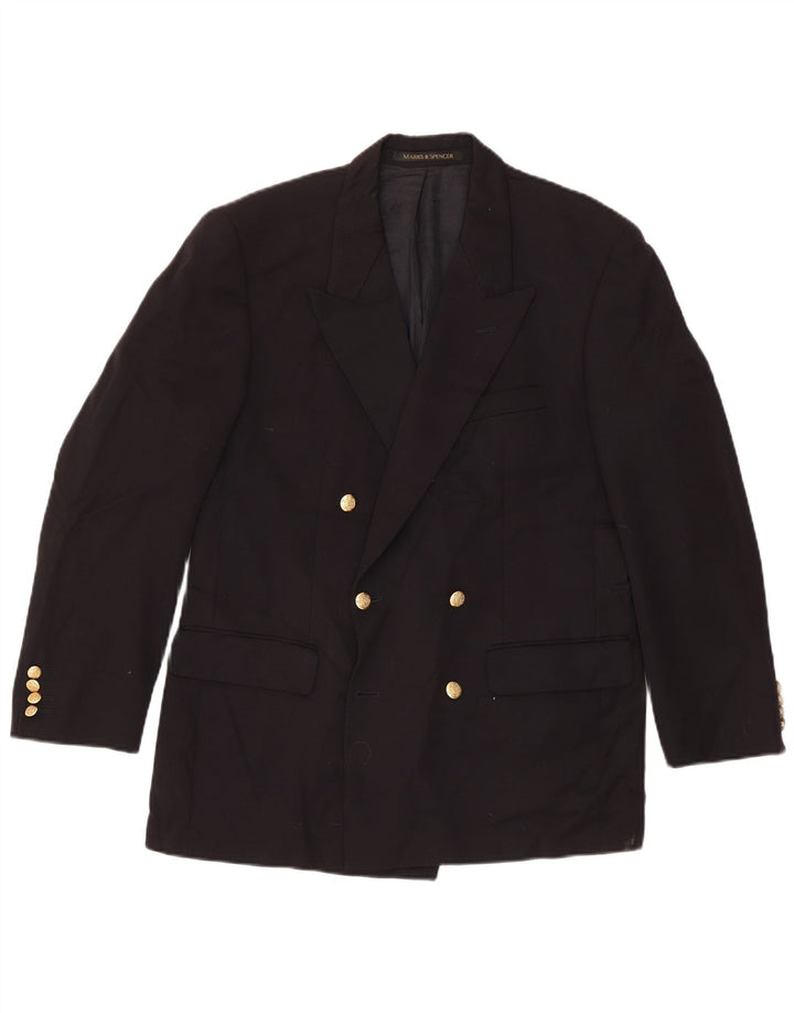 Marks & Spencer Herren St. Michael Blazer Jacke UK 40 Mittel Marineblau