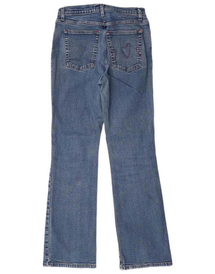 PER UNA Damen Bootcut Jeans UK 14 Medium W30 L30 Blaue Baumwolle