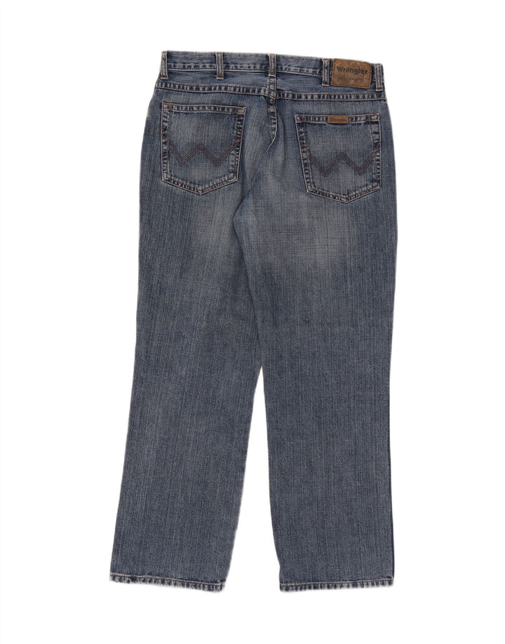 Wrangler Herren-Jeans mit normaler Passform, gerade Passform, W34, L30, Blau, Baumwolle