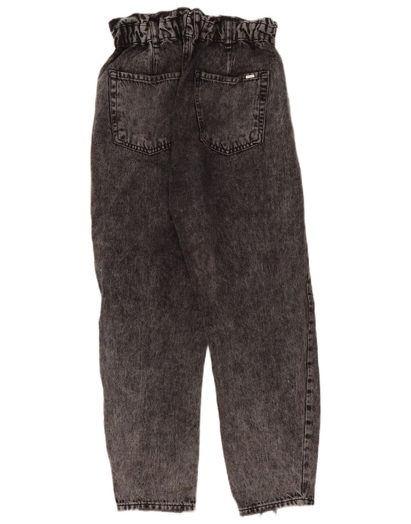 Zara Damen-Jeans mit hoher Taille, lockere Passform, EU 34, 2XS, W24, L24, Grau