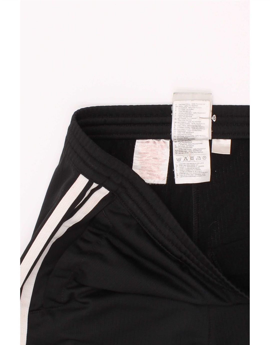 Adidas Sportshorts für Jungen, 11–12 Jahre, schwarzes Polyester