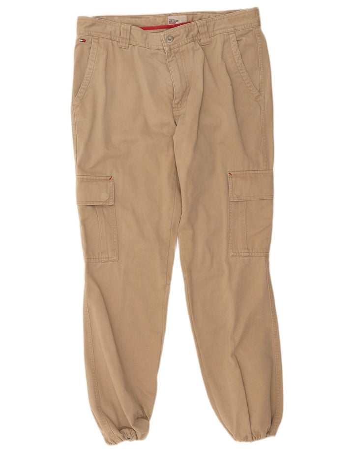 Tommy Hilfiger Herren Jogger Cargohose W30 L32 Beige